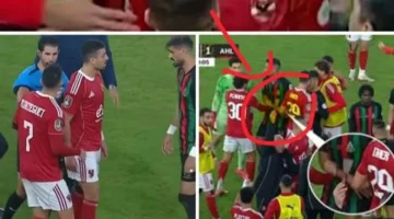 مشاجرة الأهلي والجيش الملكي في دوري أبطال أفريقيا تهدد بعقوبات للمغاربة
